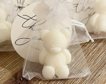 Si scioglie la cera dell'orsacchiotto / Bomboniere per baby shower / Baby shower / Regali