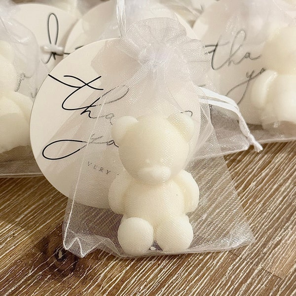 Teddy Bear Wax Melts | Baby Shower Favours |  Baby Shower | Gifts