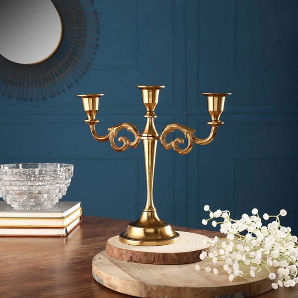 3 Arm Candle Holder Etsy