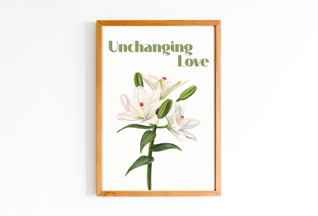 Lily Flower Language Printable Quotes Printable Wall Art Etsy