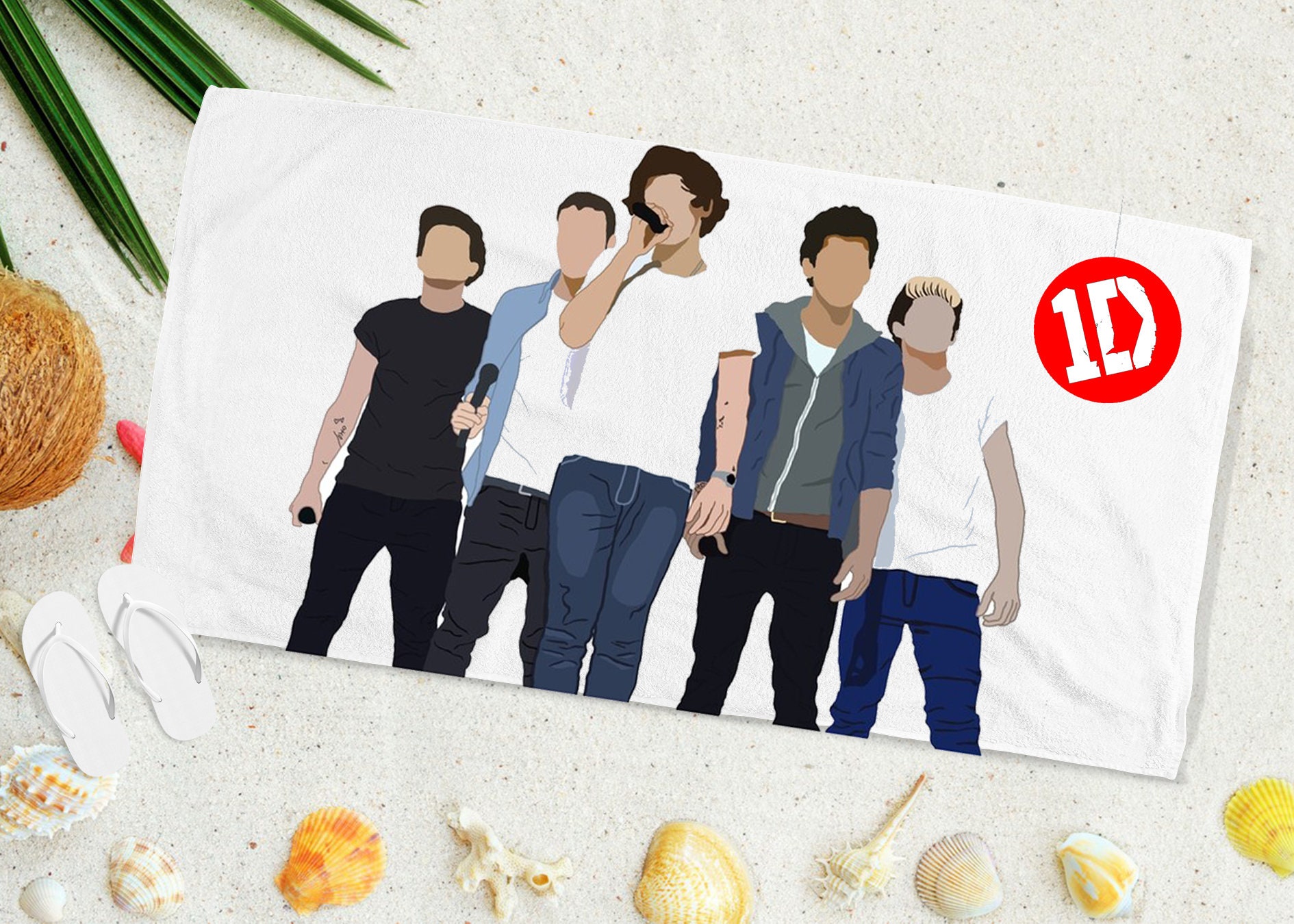 One Direction Beach Towel One Direction fan perfect summer Etsy