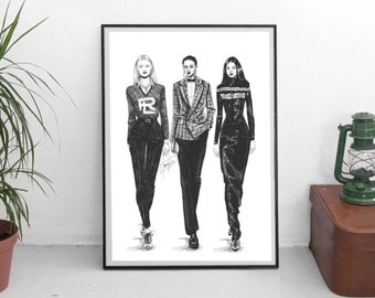 Ralph Lauren FW22 Fashion Illustration | Fashion Print | Gift Ideas | A5 | A4 | A3 |