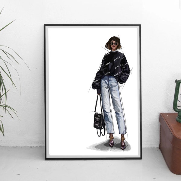 Balenciaga Wall Art Etsy