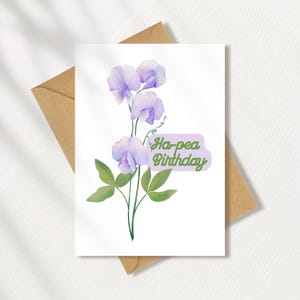 Carte de voeux « Ha-Pea Birthday » de Zazzle.be Liste d'envies C'est l'été ! A5 | A6 | Enveloppe incluse | Carte de voeux