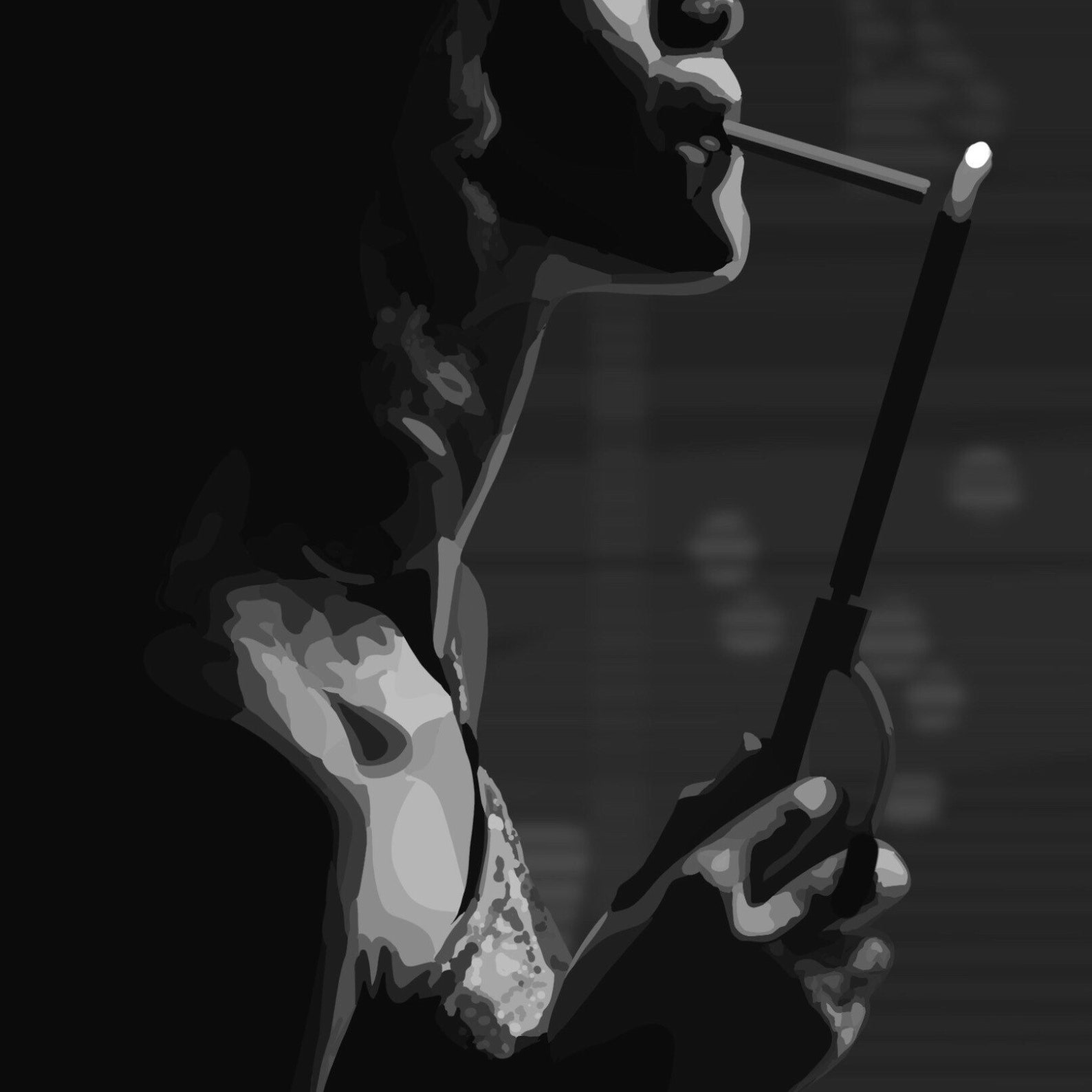 Zendaya DIGITAL DOWNLOAD Zendaya Black and White A5 A4 A3 Prints