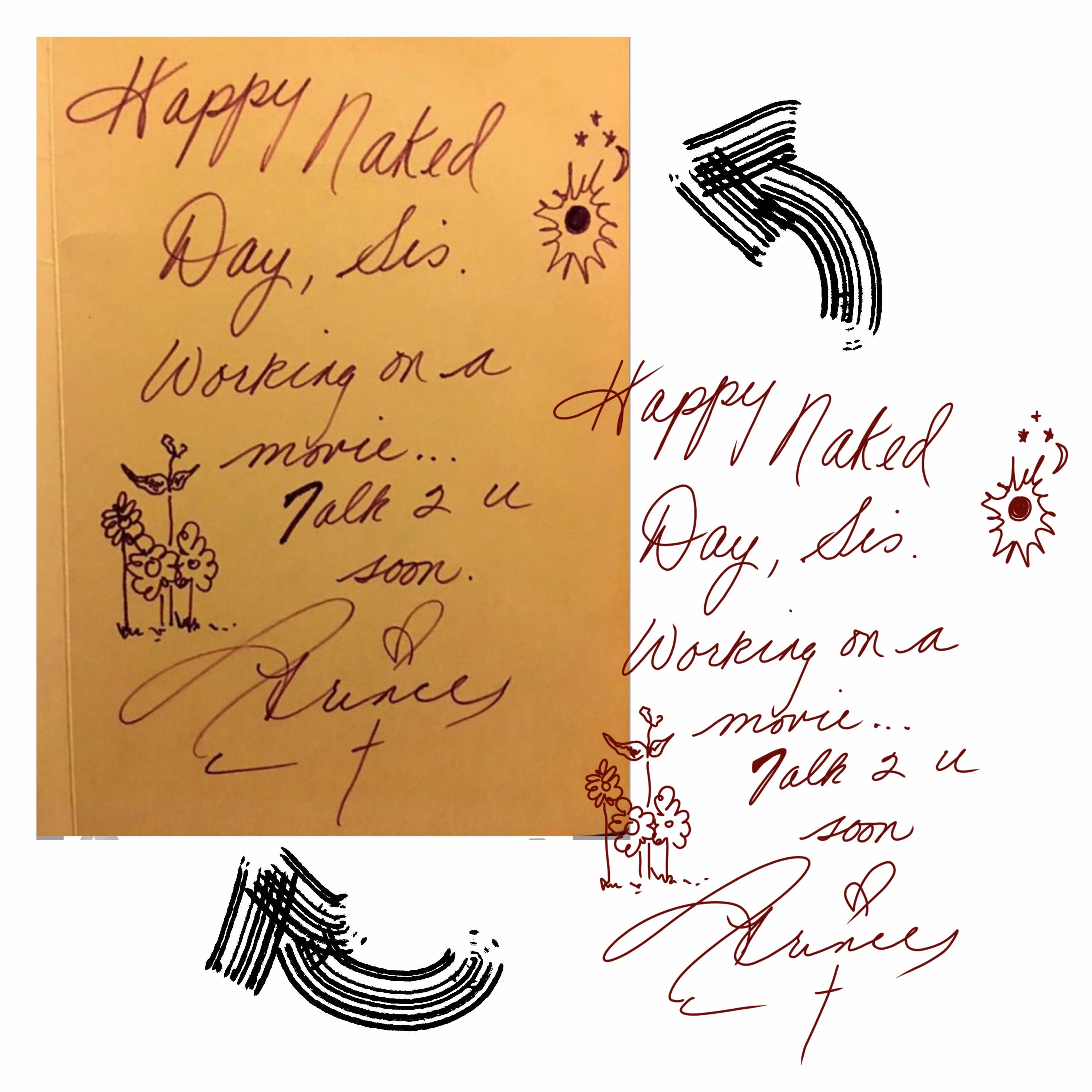 Audrey Hepburn Handwriting