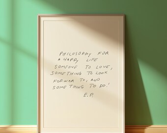 Elvis Presley Note Handwriting Print | Handwritten Print | Fan Wall Art | Gift Ideas | A5 | A4 | A3 | Gallery Wall | Elvis Fan