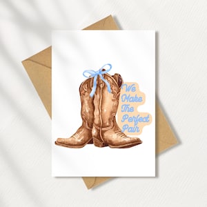 We Make The Perfect Pair Wenskaart | A5 | A6 | Inclusief envelop | Wenskaart: