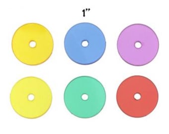 Color Guard Pinball Fender Washers