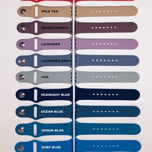 Apple Watch REPLACEMENT Bands Solid Color for All Apple Series