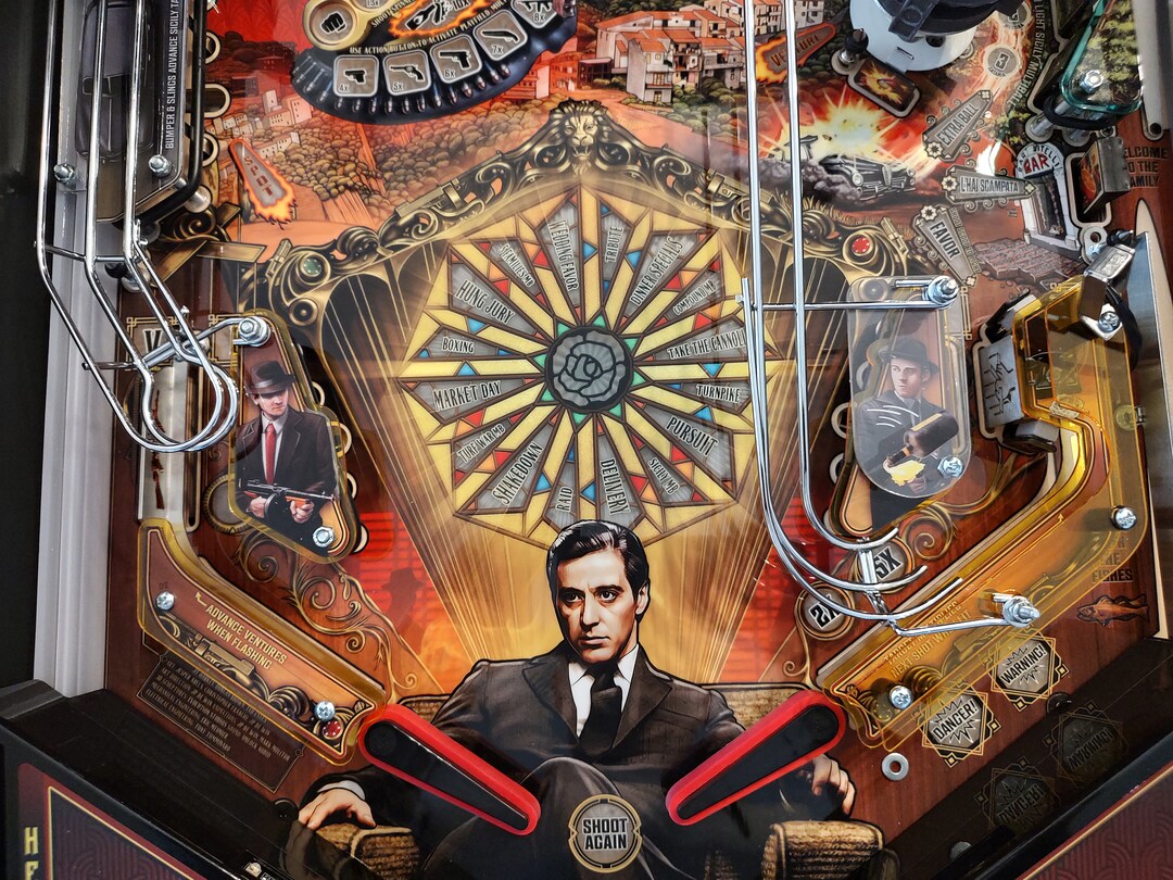 Jersey Jack Godfather Pinball Color Guard 14 Piece Protector / Etsy