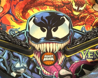 Stern VENOM Symbiote 3D Flipper Toppers