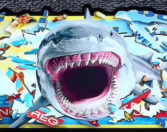 Stern Jaws Billboard Topper