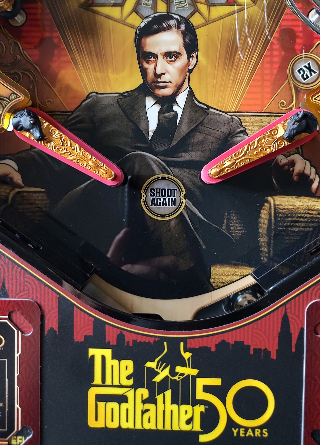 Jersey Jack Pinball GODFATHER Flipper Toppers Etsy