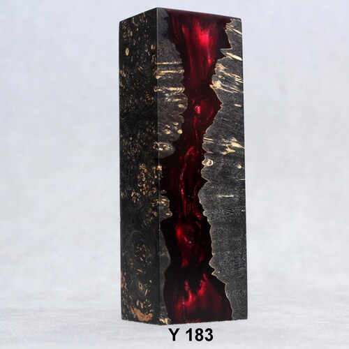 Stabilized Maple Burl Wood Knife Handle Blanks. Color Blue Etsy