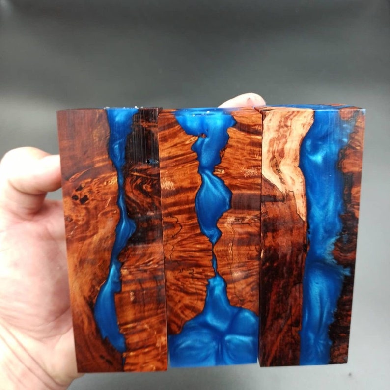 Stabilized Wood Knife Handle Blanks Etsy