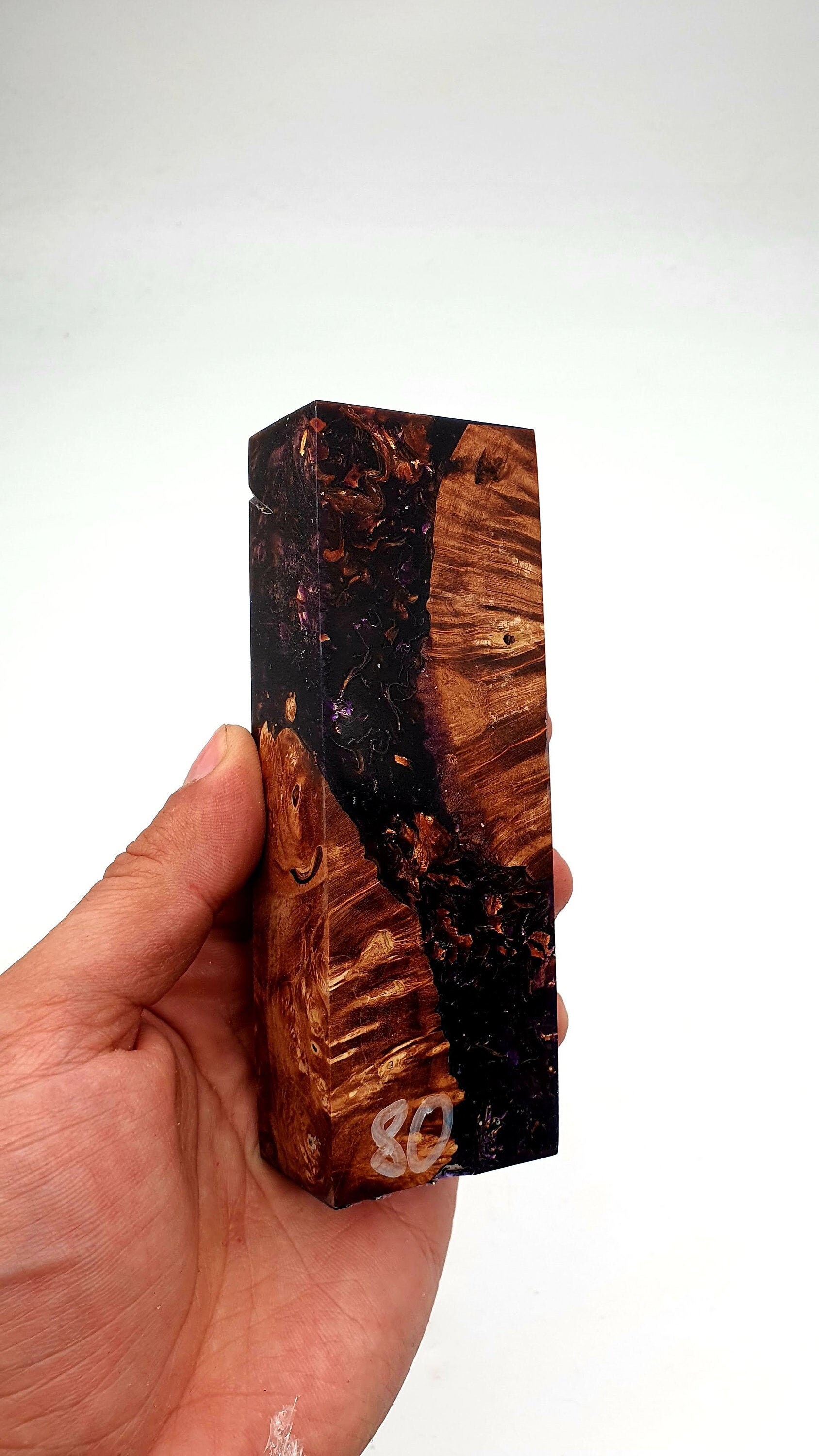 Stabilized Wood Hybrid Block Woodturning Blank Etsy