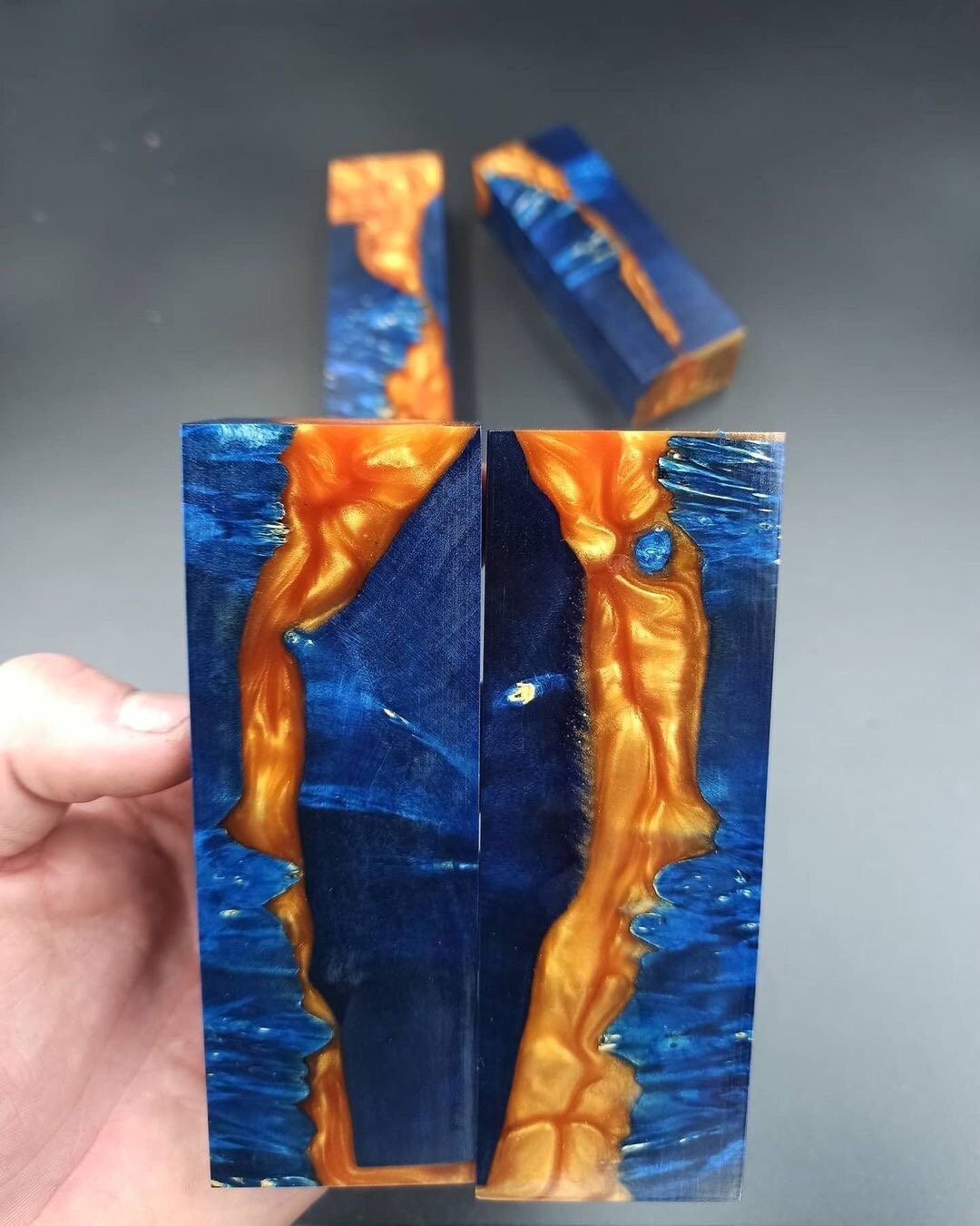 Stabilized Wood Knife Handle Blanks Etsy