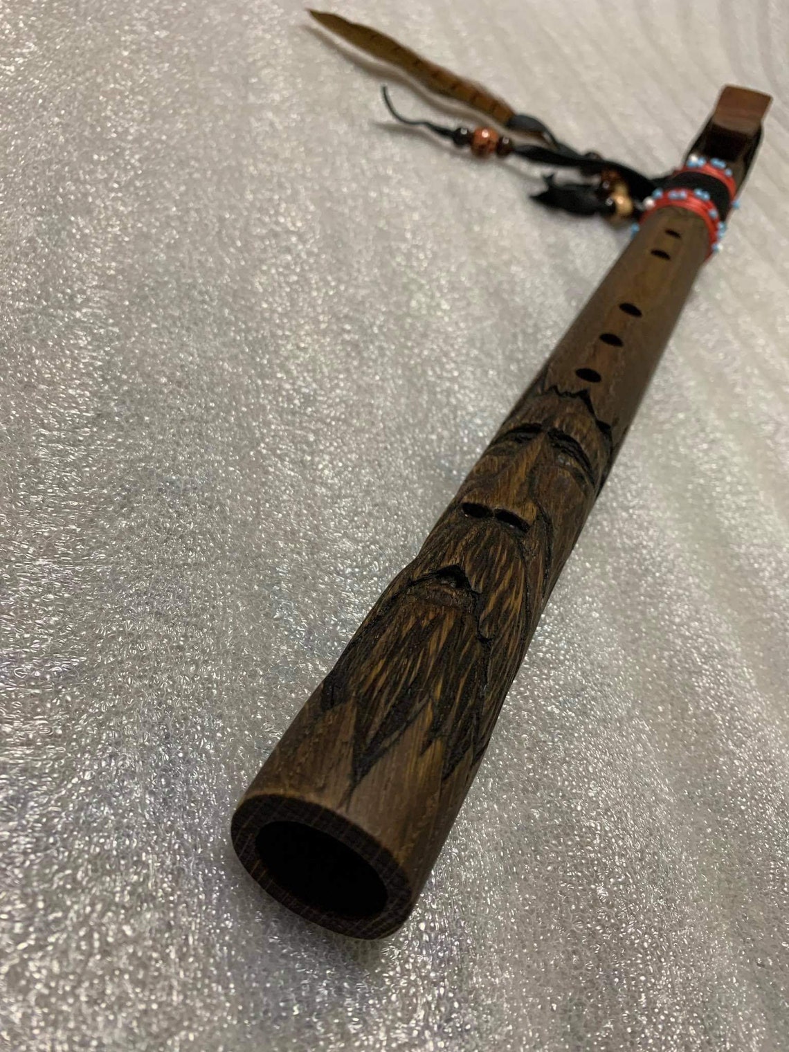 Native American Flutehandmade Wood Carving. Flute Key of A G Etsy Canada