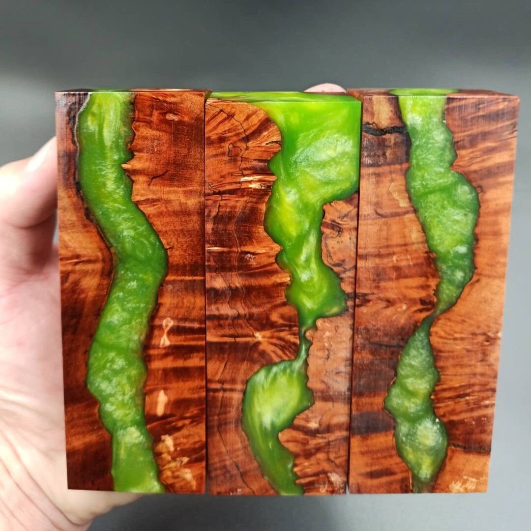 Stabilized Wood Knife Handle Blanks Etsy