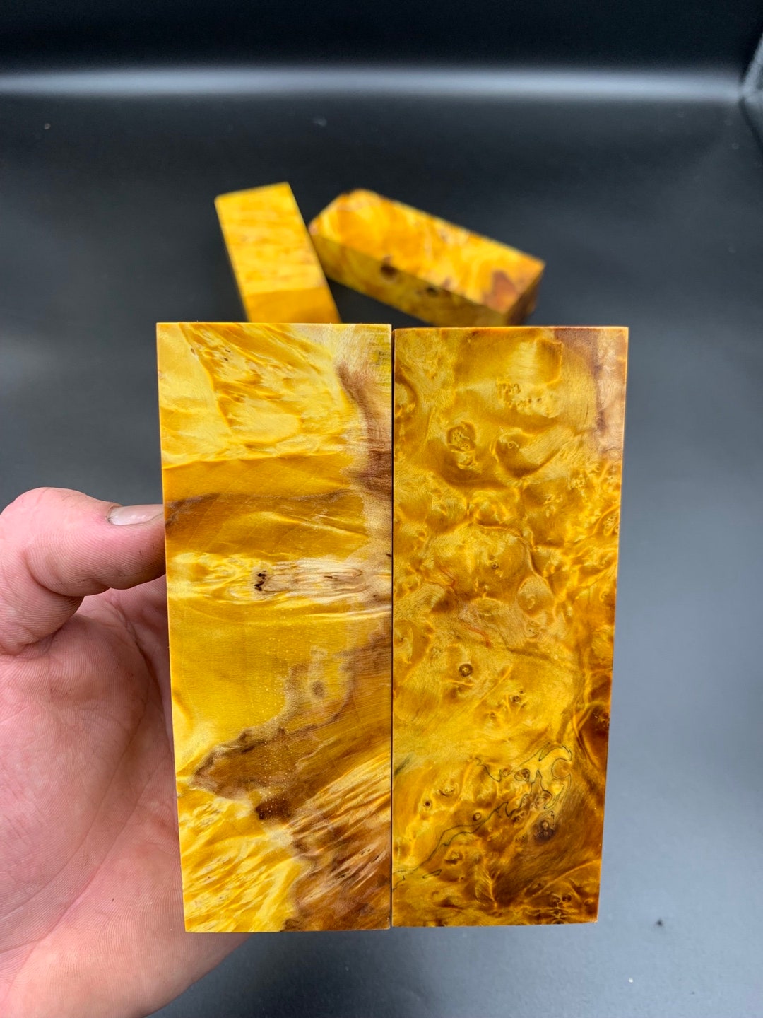 Stabilized Wood Knife Handle Blanks Etsy