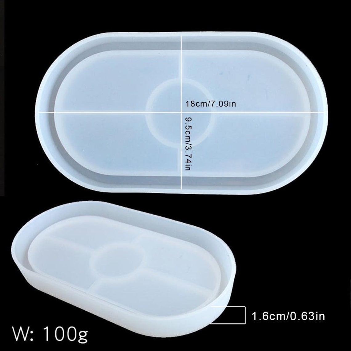 Silicone Oval Tray Dish Mould Small oval Tray Resin Tray Etsy