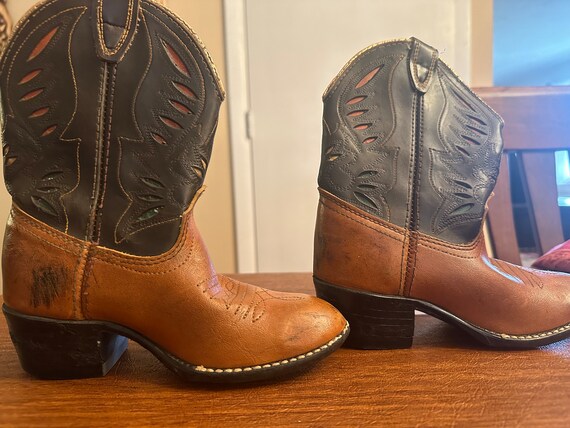 Childrens Vintage Cowboy Boots - image 3