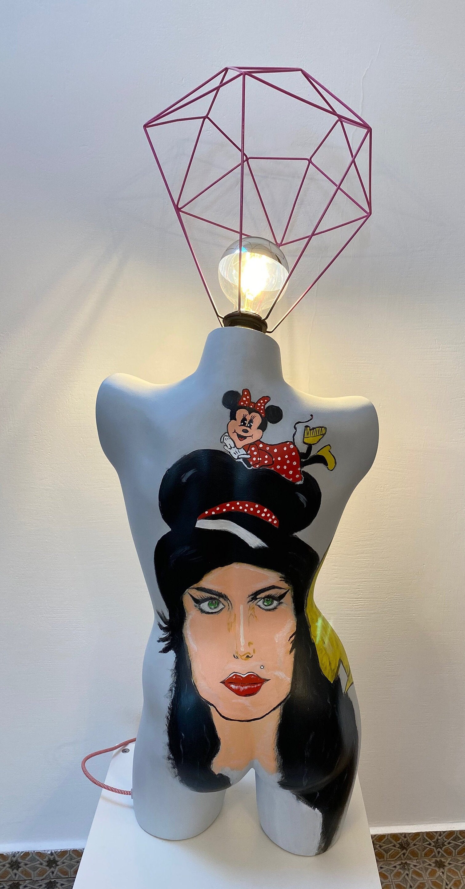 MANNEQUIN TABLE LAMP Mannequin Lamp Pop Art Lamp Etsy Canada