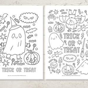 Printable Halloween Colouring Pages, Halloween Coloring Sheets ...