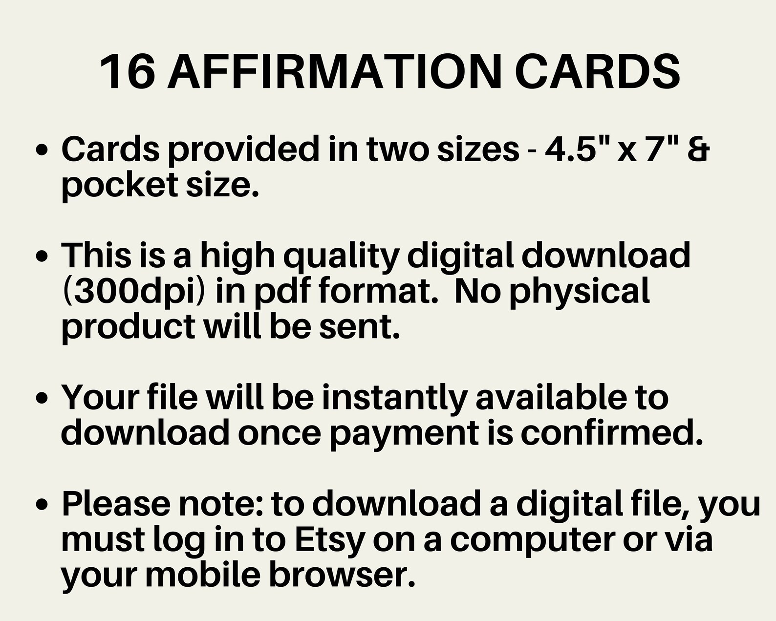 Printable Affirmation Cards Printable Daily Affirmations To Etsy