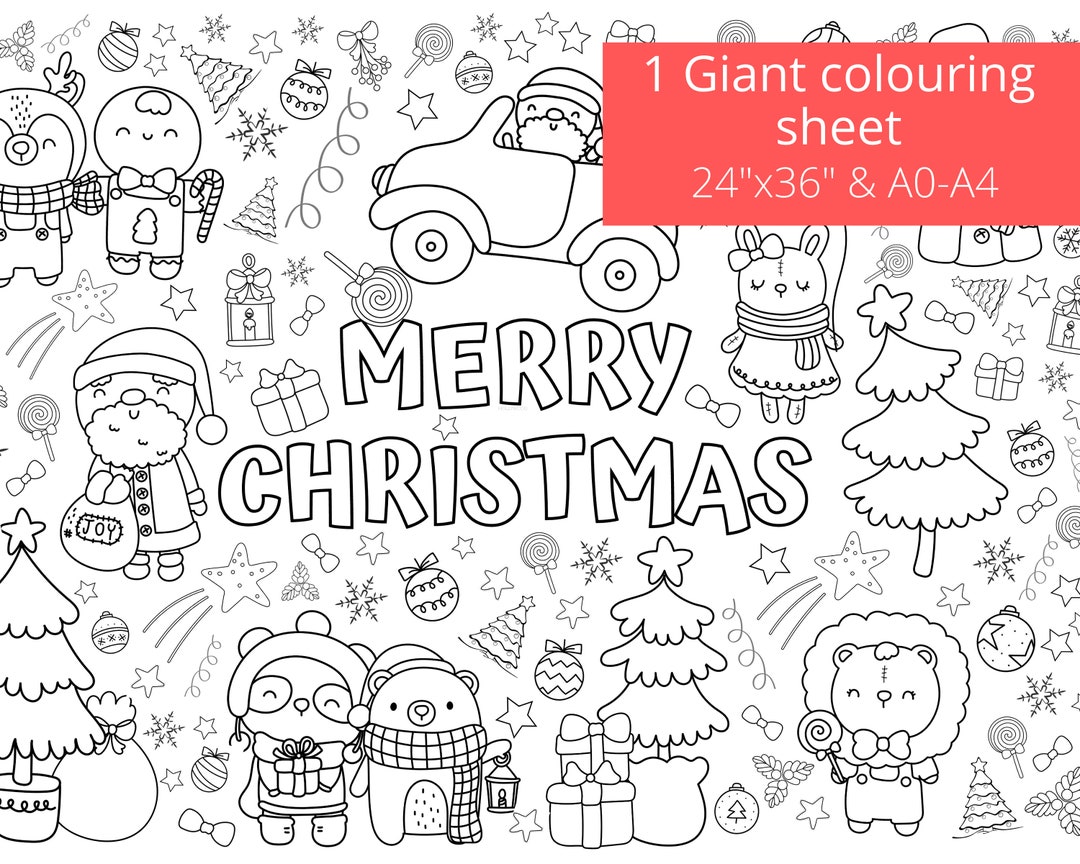Kid Giant Christmas Coloring Page, Christmas Colouring Sheet, Merry Christmas Coloring Page Printable, Instant Download A0-A4 & 24x36 - Etsy kid-giant-christmas-coloring-page-christmas-colouring-sheet-merry-christmas-coloring-page-printable-instant-download-a0-a4-24x36-etsy