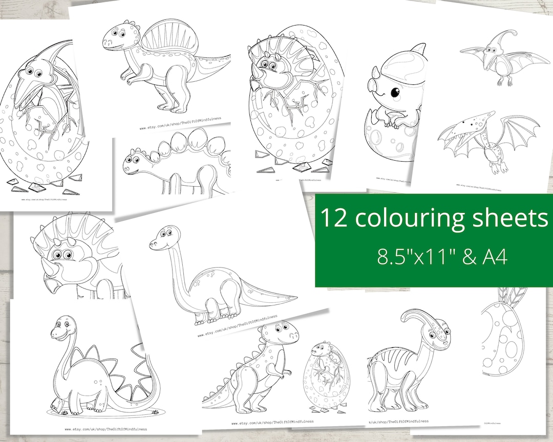 Printable Dinosaur Coloring Pages, Dinosaur Coloring Sheets, T-rex ...