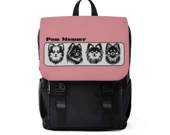 Pom Mommy Backpack, Pomerium lovers, Dog Lovers, Hiking backpack, School Backpack, Travel Backpack