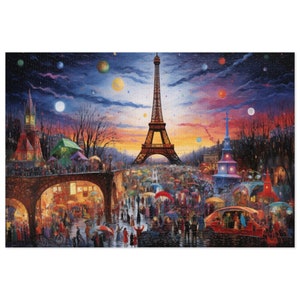 Paris Surrealism Jigsaw Puzzle: Modernist Family Game (1000-Piece)