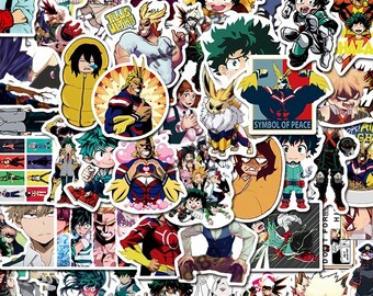 My Hero Academia 50PCS Mixed Different My Hero Academia Stickers Network Popular Meme Anime Cartoon Sticker for Kids Laptop Skateboard Toy Stickers My Hero Academia 50PCS Mixed Different My Hero Academia Stickers Network Popular Meme Anime Cartoon Sticker for Kids Laptop Skateboard Toy Stickers