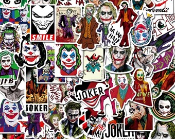 two Faces DC Comics joker Sticker two Faces DC Comics joker Sticker