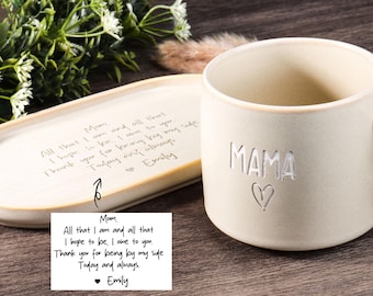 Personalized Ceramic Est. 2026 Mug, Custom Engraved MAMA or PAPA Mugs, Custom Coffee Mug, Mother’s Day Gift | Father’s Day Gift