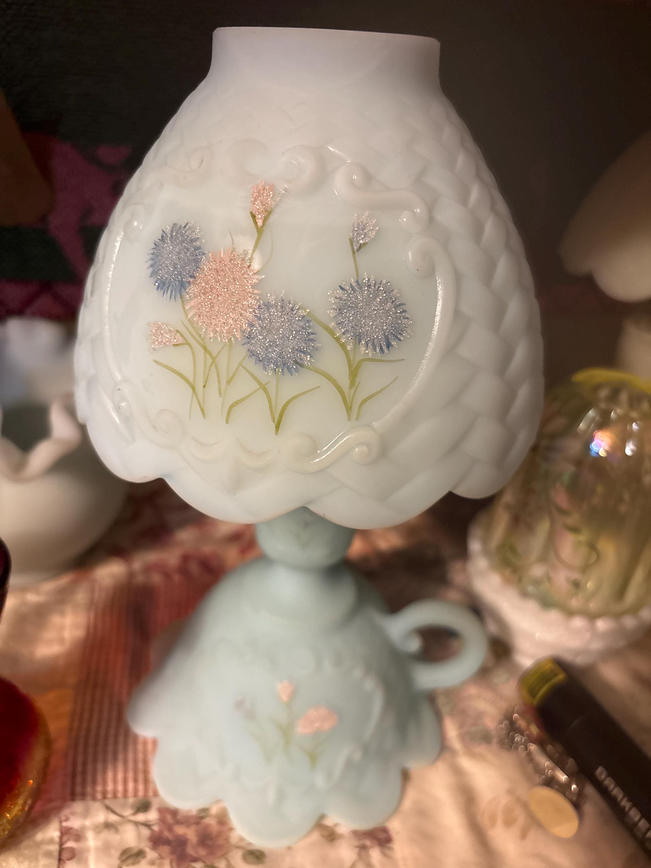 Fenton 3 Piece Fairy Lamps - Etsy