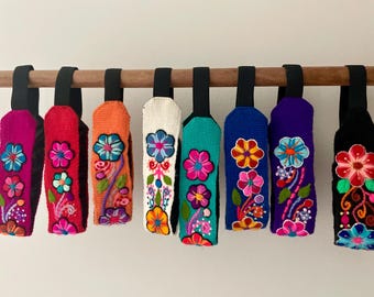 Hand Woven Headband Set Multicolored Flowers Peruvian Crafts Hand Woven Headband Set Multicolored Flowers Peruvian Crafts  main image 4