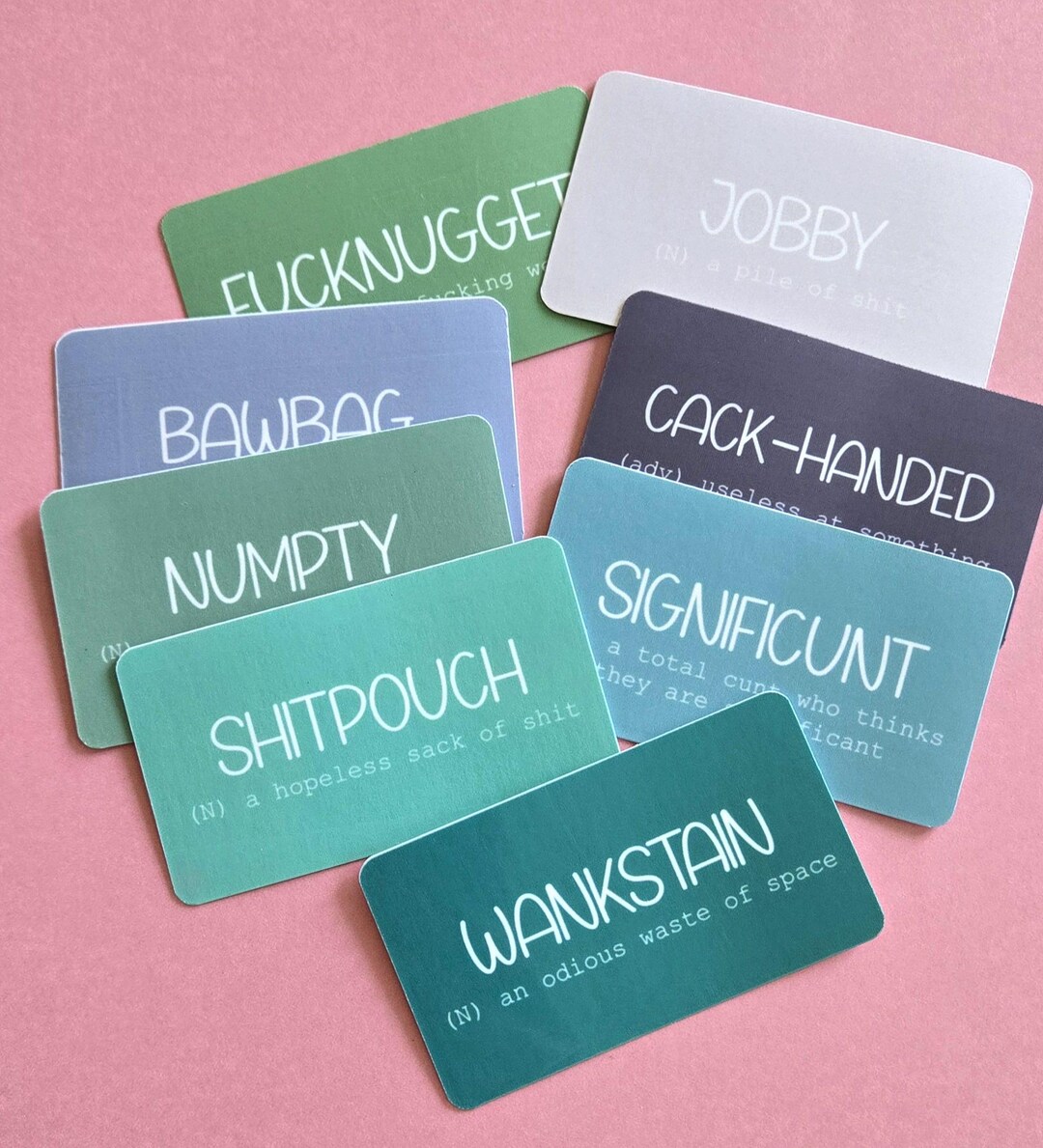 Rude Slang Stickers - Etsy