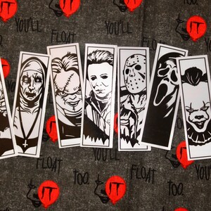 Horror movie stickers