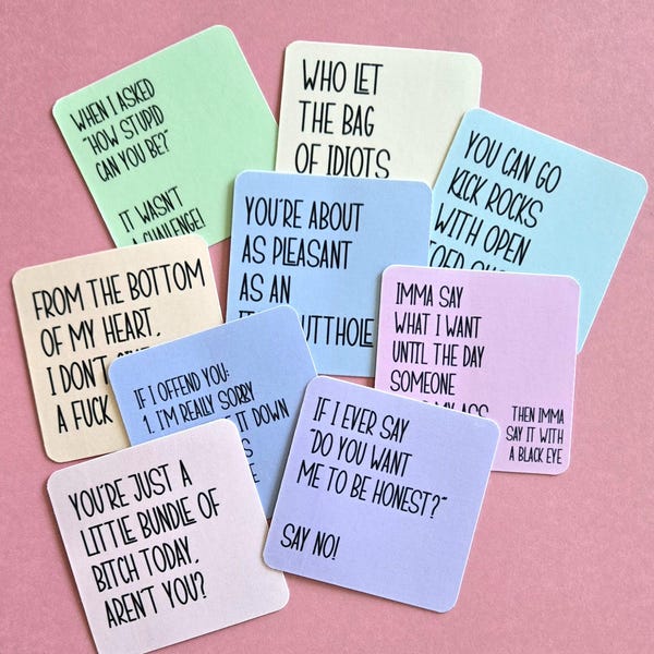 Snarky Sayings Sticker pack 1