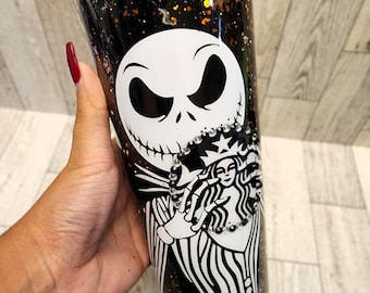 Skellington Snow Globe Tumbler