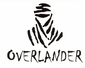 Overland 4X4 Stickers for expedition off road travel and offgrid nomadic vanlife
