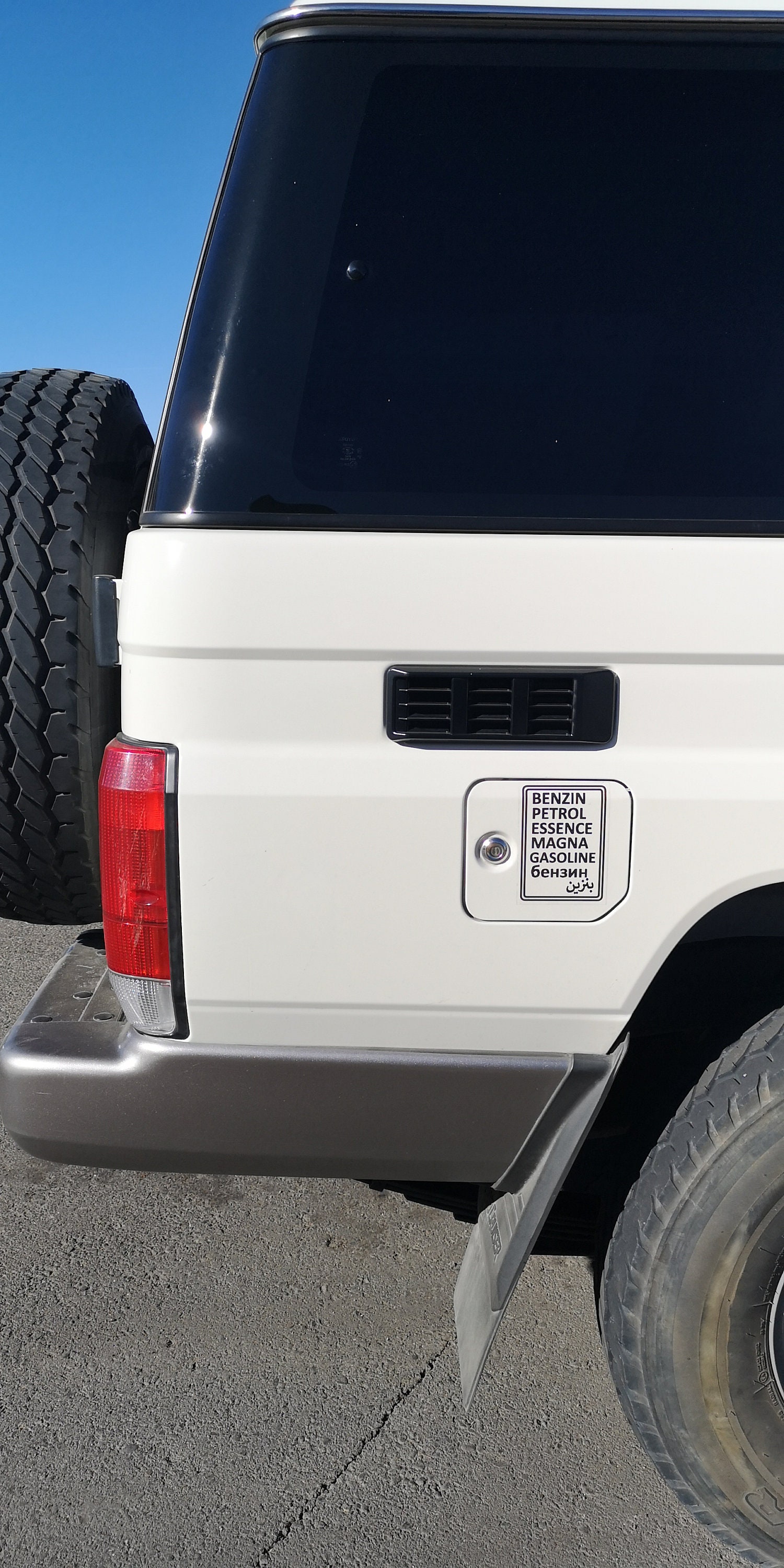 Overland Sticker Gasoline - Overland 4X4 Stickers for Expedition Travel Different ...