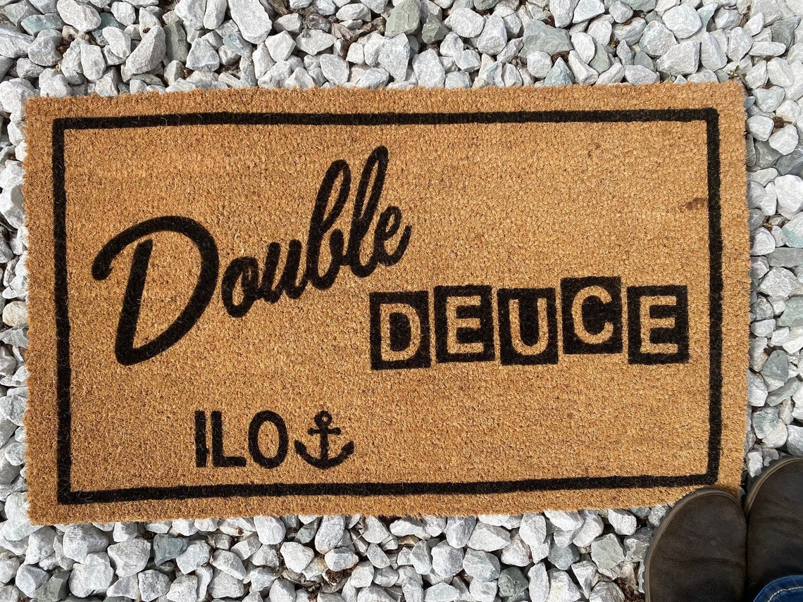 Doormat Custom Personalized Made to Order Coir Doormats Single Color