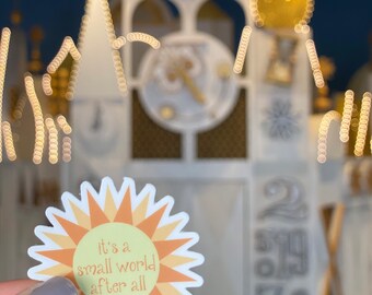 It’s a Small World Sticker
