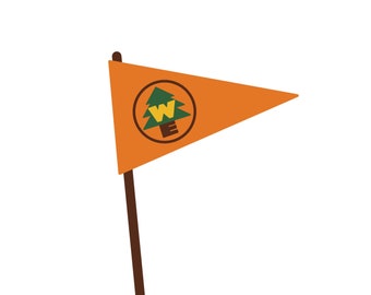 Wilderness Explorer Sticker *Not actual flag*