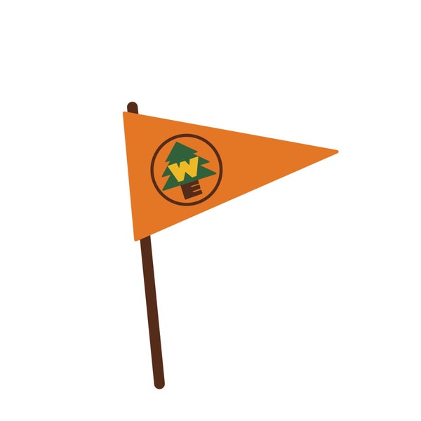 Wilderness Explorer Sticker *Not actual flag*