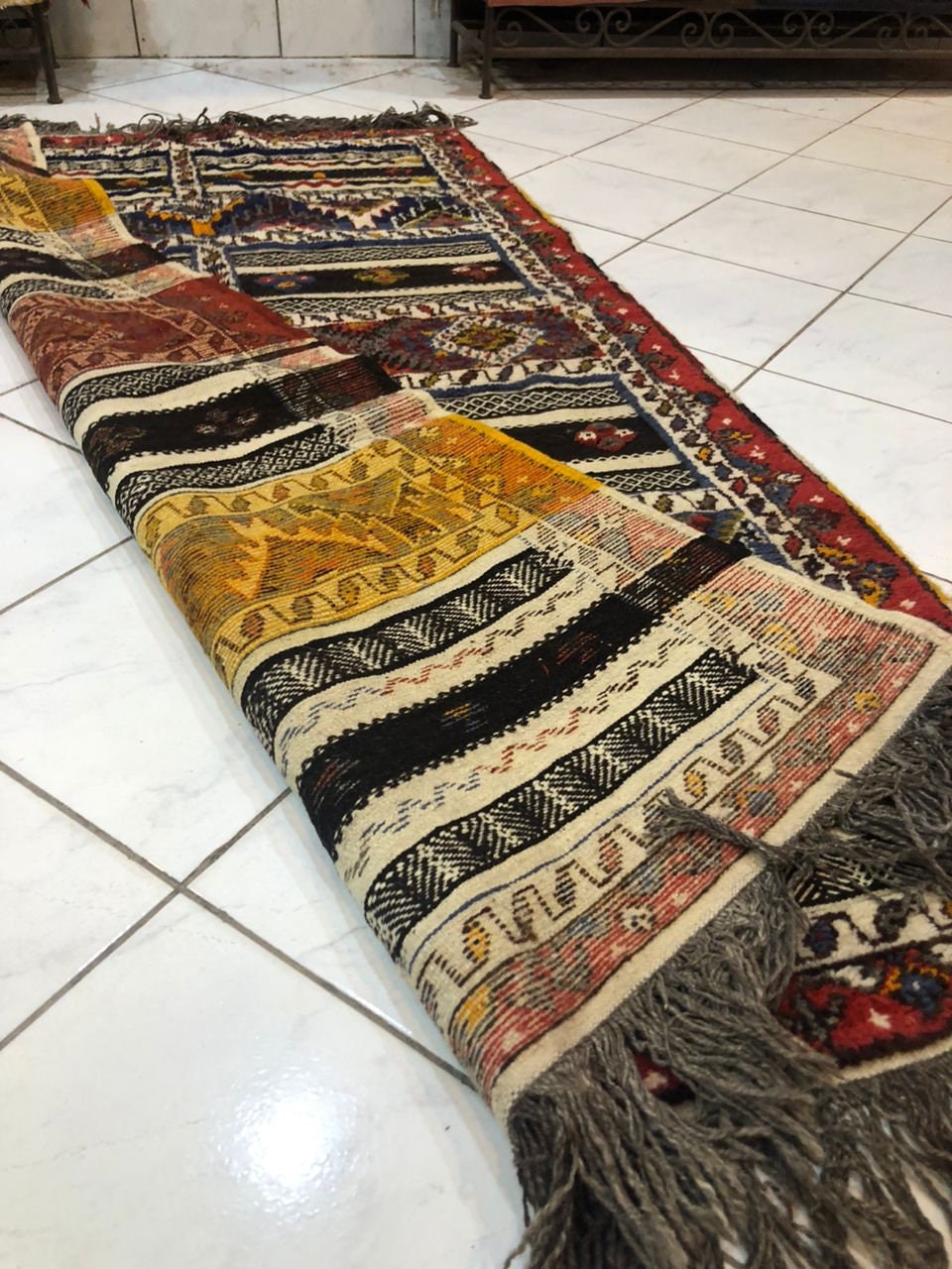 Handwoven Berber Rug: Authentic Moroccan Taznakht Carpet - Etsy